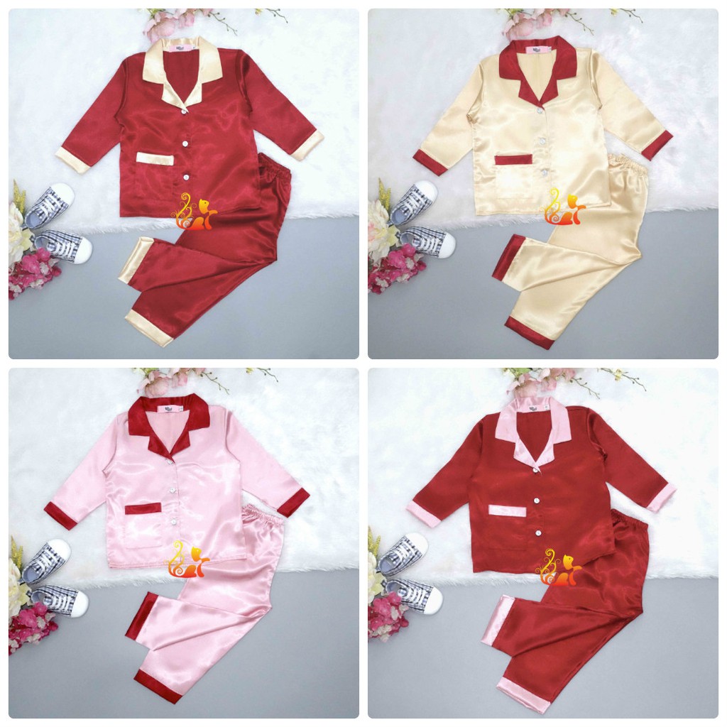 Đồ Pijama Phi &quot;Lụa Phối&quot; Tay Dài Cho Bé - Từ 12kg - 42kg. Phần 2.