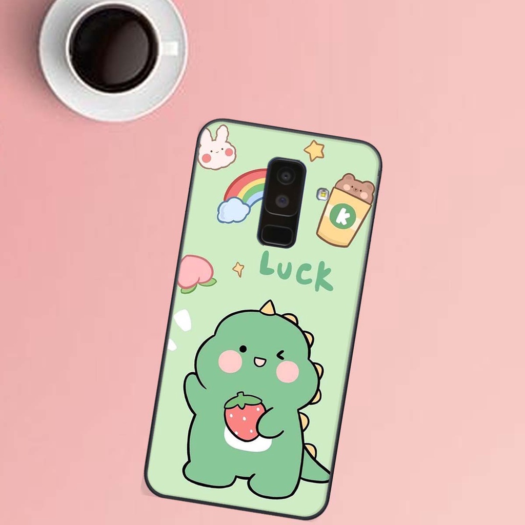 Ốp lưng Samsung A6 PLUS  in hình khủng long , gấu nâu xinh xắn, siêu cute  mà còn vô cùng RẺ -ĐẸP