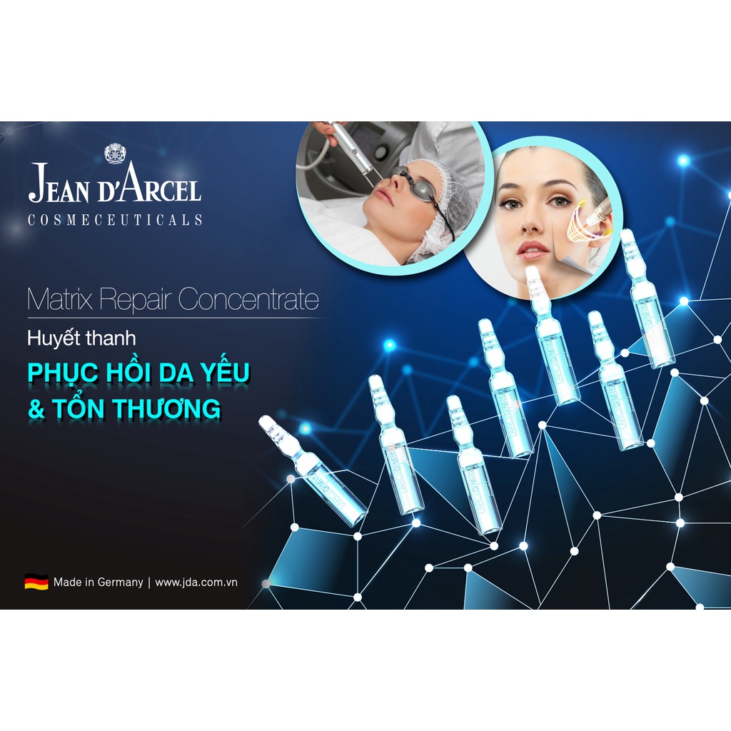 Jean D'arcel Matrix Repair Concentrate Tinh Chất Serum Phục Hồi Da Yếu Kích Ứng, Da Sau Peel