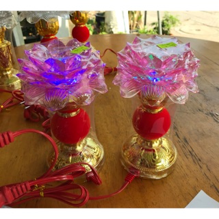 Đèn thờ sen led đổi màu