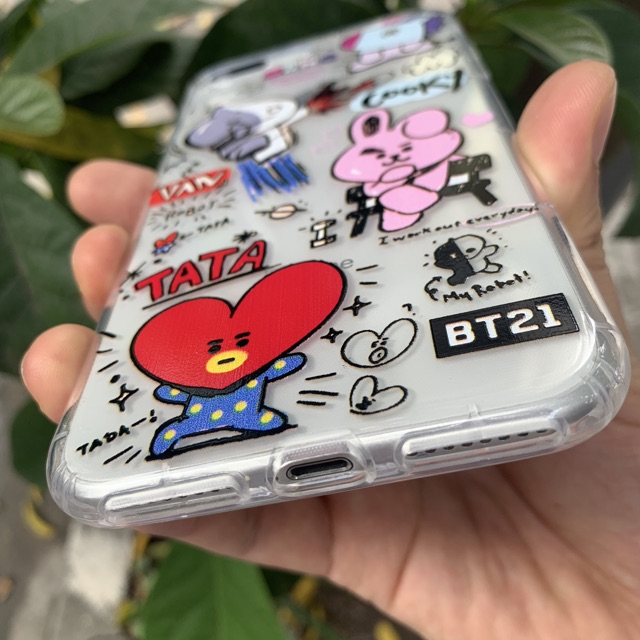 Ốp điện thoại BT21 BTS Silicon dẻo