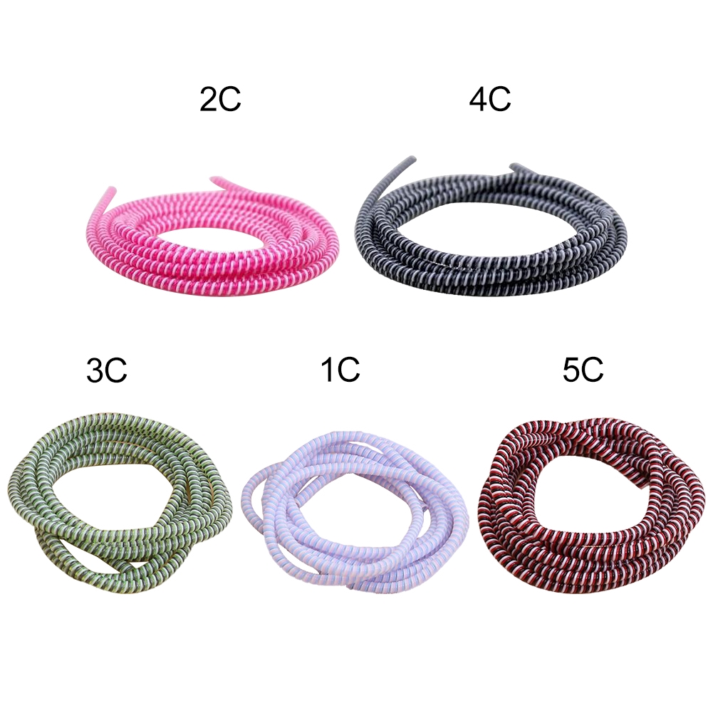 Dây nhựa dài 1.4 mét dùng cuốn và chống rối dây cáp điện thoại