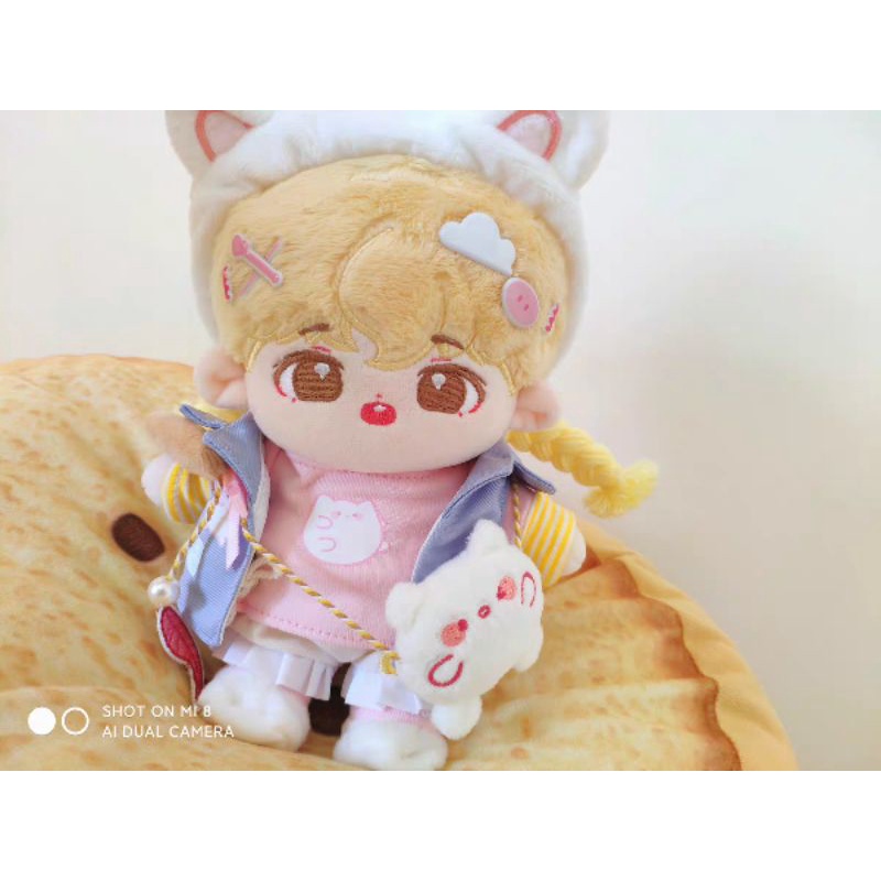 Outfit 15,20cm Set Thỏ Hồng Viên 7 Món Đáng Yêu