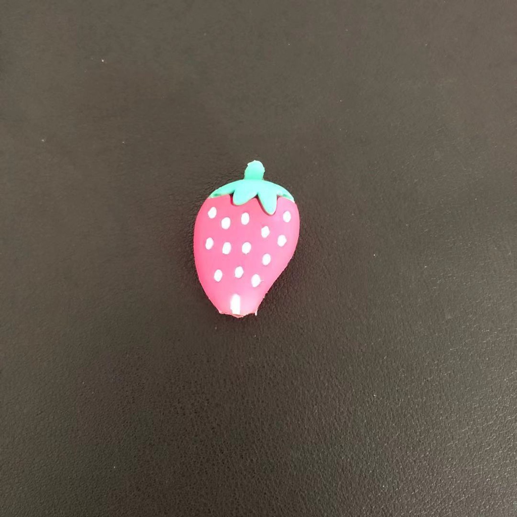 Bộ 5 Nắp Đậy Bút Chì/ Phụ Kiện Bút Bằng Silicon Mềm Hình Động Vật Hoạt Hình Sáng Tạo