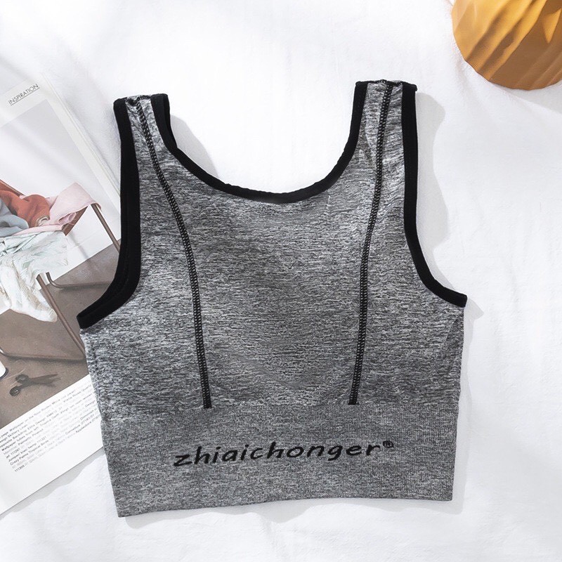 Áo Sát Nách Tập Thể Thao, Gym, Yoga - Áo Bra Croptop Thể Thao ་