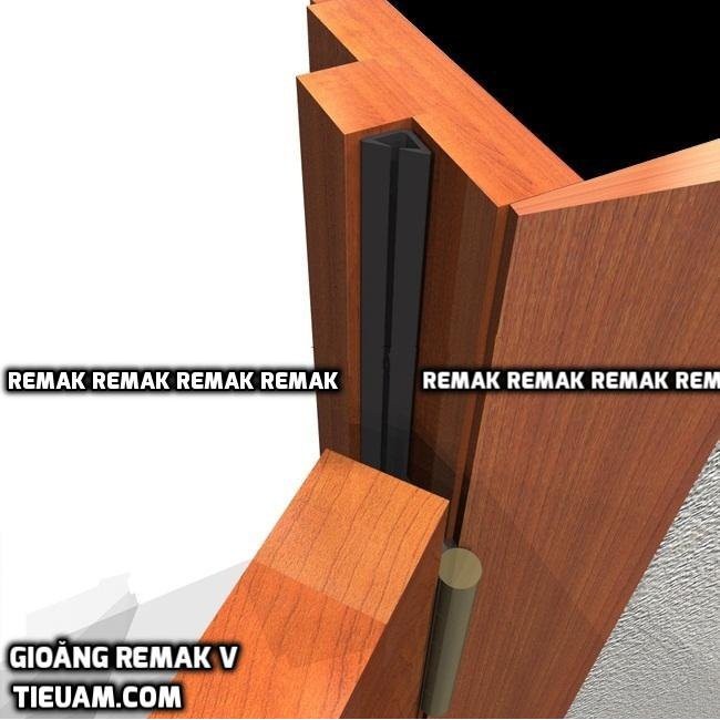 Zoang cao su cách âm cửa gỗ Phụ kiện cách âm chống ồn cửa