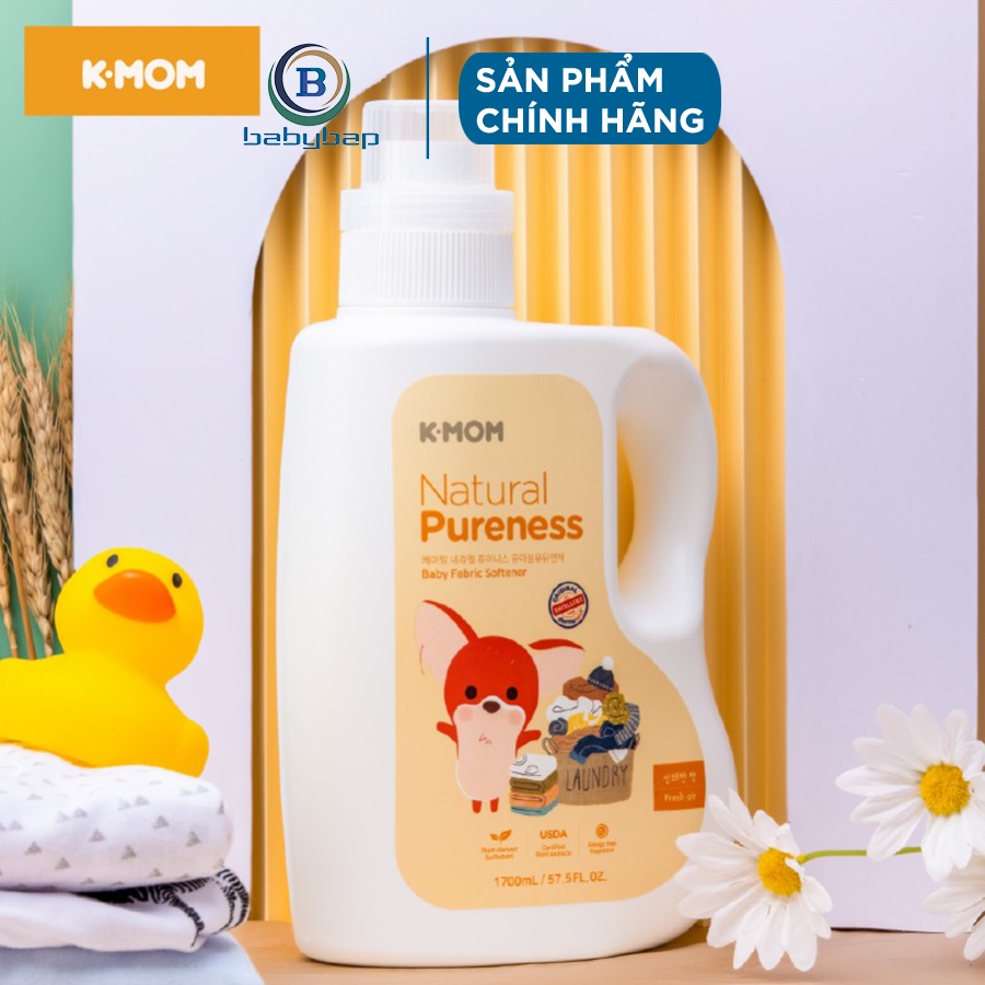 Nước Xả Vải Sơ Sinh Hữu Cơ K-Mom Hàn Quốc