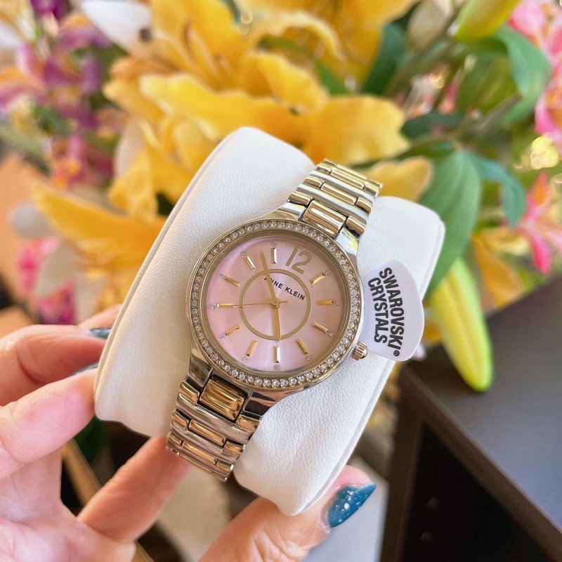 đồng hồ nữ Anne Klein pink