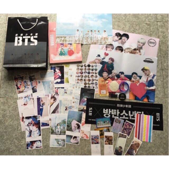 Combo bộ BTS gồm 17 món