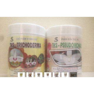 Combo chế phẩm vi sinh vật trị nấm bệnh kích rễ cho cây tks - trichoderma và tks ps tks - pseidomonas