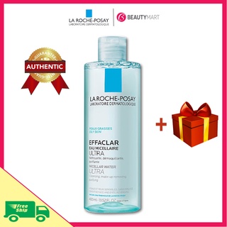 [Freeship+Tặng quà] ❤️ Nước tẩy trang La Roche-Posay cho da dầu mụn 400ml chính hãng Pháp BeautyMart