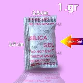 Hạt chống ẩm Silicagel - Gói 1gr