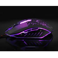Chuột máy tính có dây, chuột văn phòng, chuột vi tính R8,chuột game 1639 LED (USB) đen
