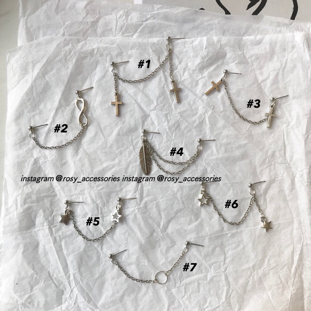 ROSY - KHUYÊN TAI VÀNH XÍCH CÁ TÍNH ĐỦ MẪU