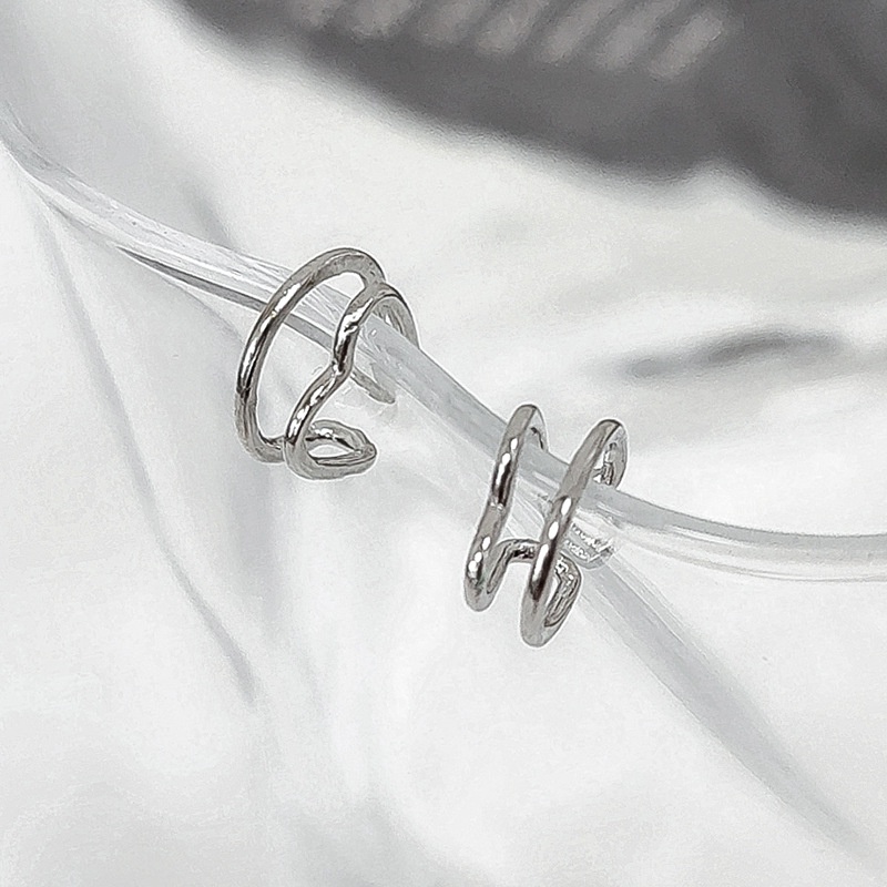 Đôi khuyên tai hình tim đơn giản cá tính cho nữ