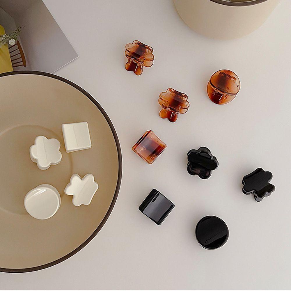 FORBETTER Set 6 Kẹp Tóc Tròn Dễ Thương Cho Nữ