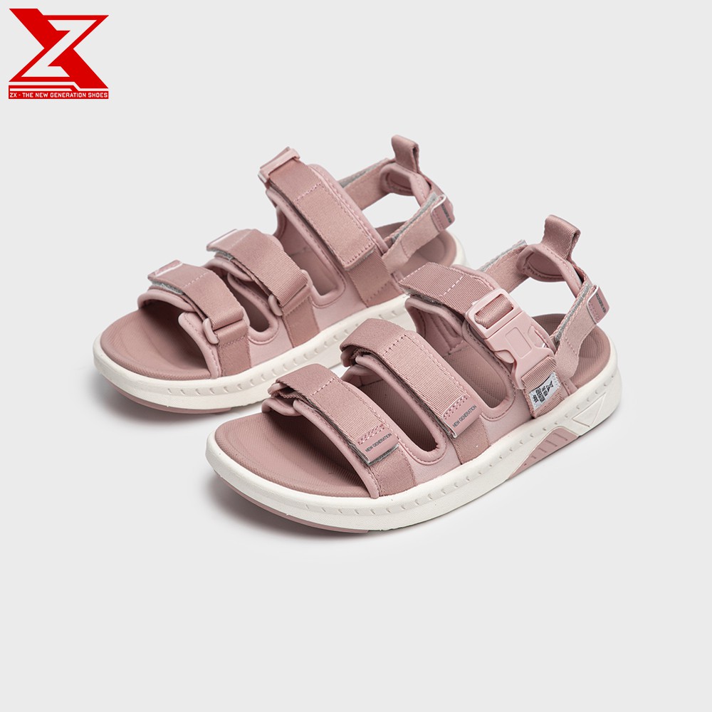 [Mã SKAMLTSM9 giảm 10% đơn 99K] Giày Sandal UNISEX ZX 3715  Pink white - dòng ZX The Bubble T - Đế êm chống mòn