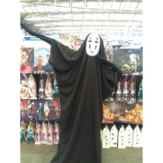 set bộ hóa trang áo choàng đen + mặt nạ vô diện mã LUC55 Qk455