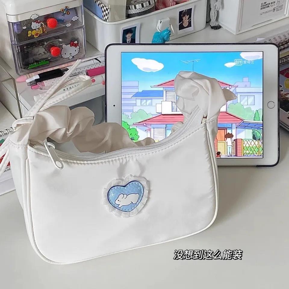 Túi Xách Dây Rút In Họa Tiết Thỏ / Đám Mây Thời Trang Mùa Hè 2022 Cho Nữ