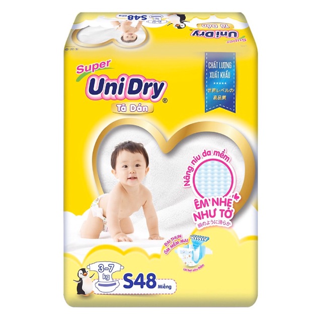 Tã dán Unidry S48-M42-L38-XL34