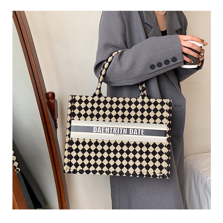 Túi Tote Canvas Túi đựng laptop 15 6 inch Túi sách nữ thời trang Túi xách nữ hàn quốc Túi công sở Túi tote có khóa kéo Túi Xách Sức Chứa Lớn Thời Trang