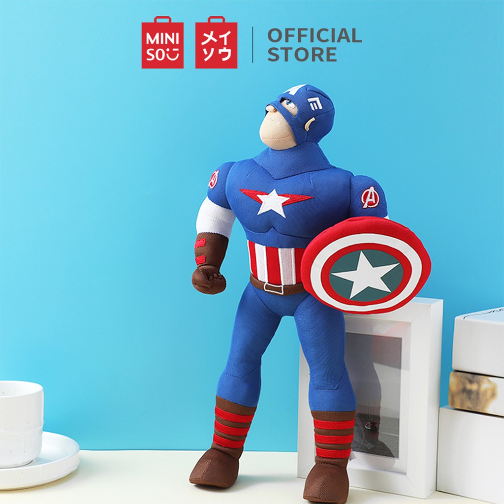 [Mã LIFEHL154 giảm 15% đơn 250K] Đồ chơi nhồi bông Miniso siêu anh hùng Marvel - Hàng chính hãng