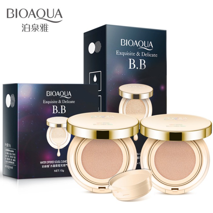 [Cao cấp] Cushion B.B cream Bioaqua thế hệ mới 2018