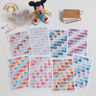 Sticker chữ cái alphabet sticker vol.5 | mst353