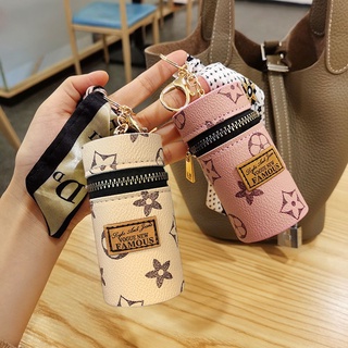 Móc treo túi hình cốp cực xinh. túi mini móc khoá kèm khăn