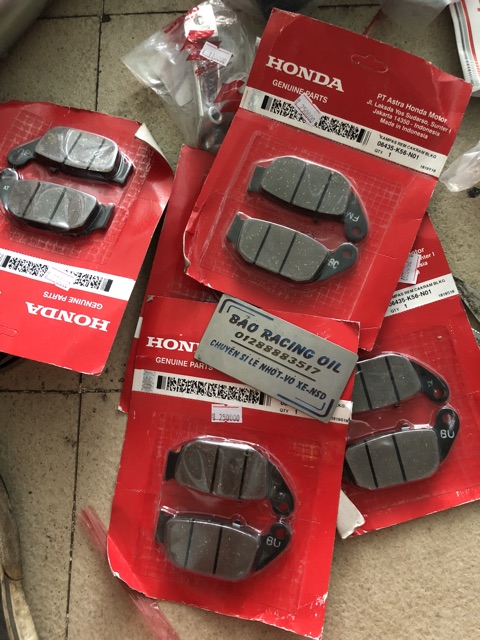 Cặp Bố thắng trước - sau Winer Sonic zin HONDA indo