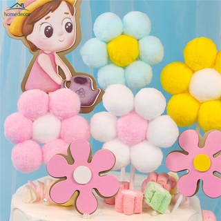 Phụ Kiện Cắm Trang Trí Bánh Kem Sinh Nhật Hình Bông Hoa Dễ Thương
