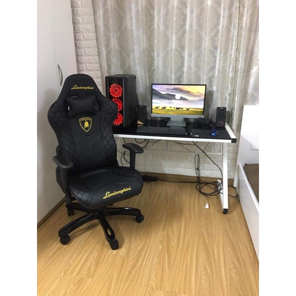 Ghế Gaming Lamborghini Màu Đen