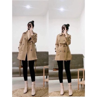 Áo khoác mangto kaki lỡ hàng QC trần trám