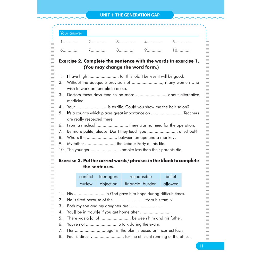 Sách - Em học giỏi tiếng Anh lớp 11 tập 1 Tặng Bookmark