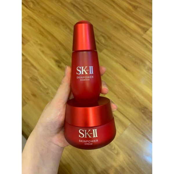 "Bộ đôi dưỡng da cao cấp" Serum, Kem dưỡng ngăn ngừa lão hóa Sk2 Skin Power nhật bản