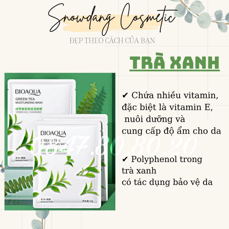 [COMBO 100 MIẾNG] Mặt nạ giấy Bioaqua Hương Trái Cây tự nhiên cao cấp 35gr