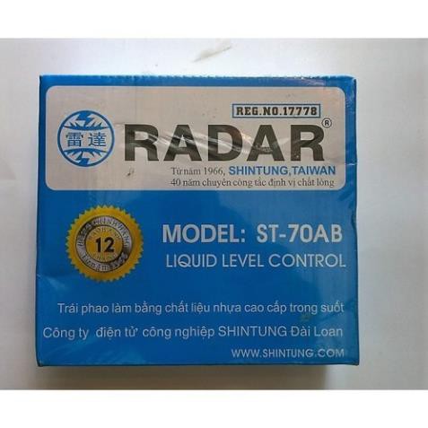 Phao nước bơm tự động chống tràn , phao điện  Radar - HV Store 361