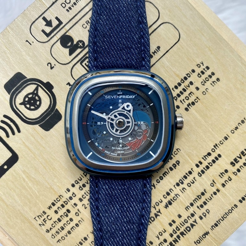 Đồng hồ sevenfriday nam T1/01 size 45mm bảo hành 2 năm CHƯA BOX