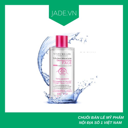 Jade Sỉ - Nước tẩy trang dịu nhẹ làm sạch lớp trang điểm maycreate 300ml - Jade Store