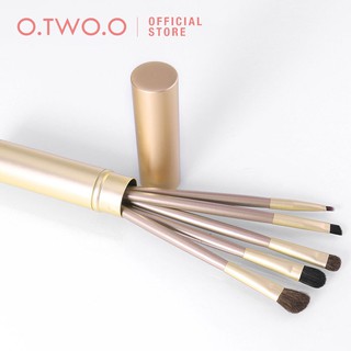 Bộ 5 Cọ Trang Điểm O.TWO.O Chống Thấm Nước Lông Mềm Tiện Dụng Dễ Mang Theo