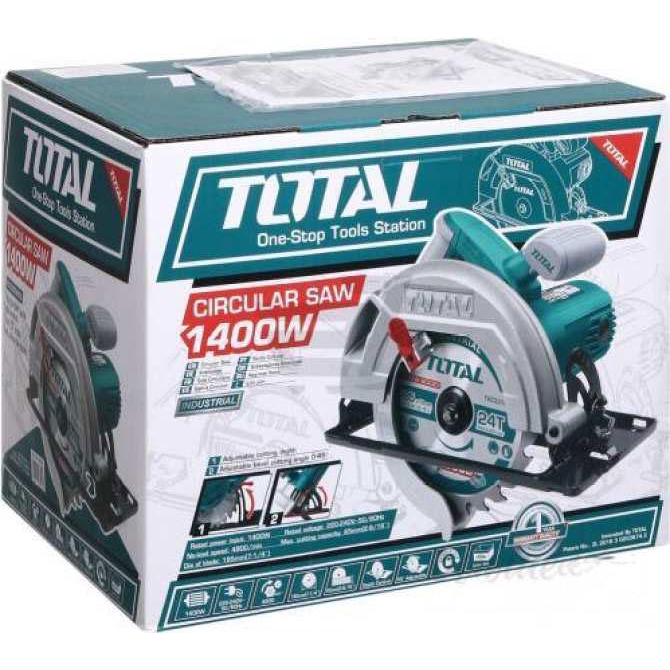 185mm Máy cưa đĩa 1400W TOTAL TS1141856