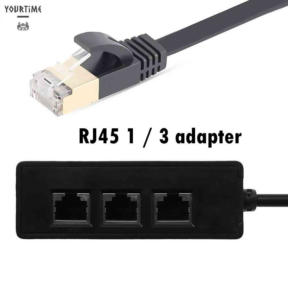 Cáp Chia Mạng LAN RJ45 3 Đầu Âm Chất Lượng Cao