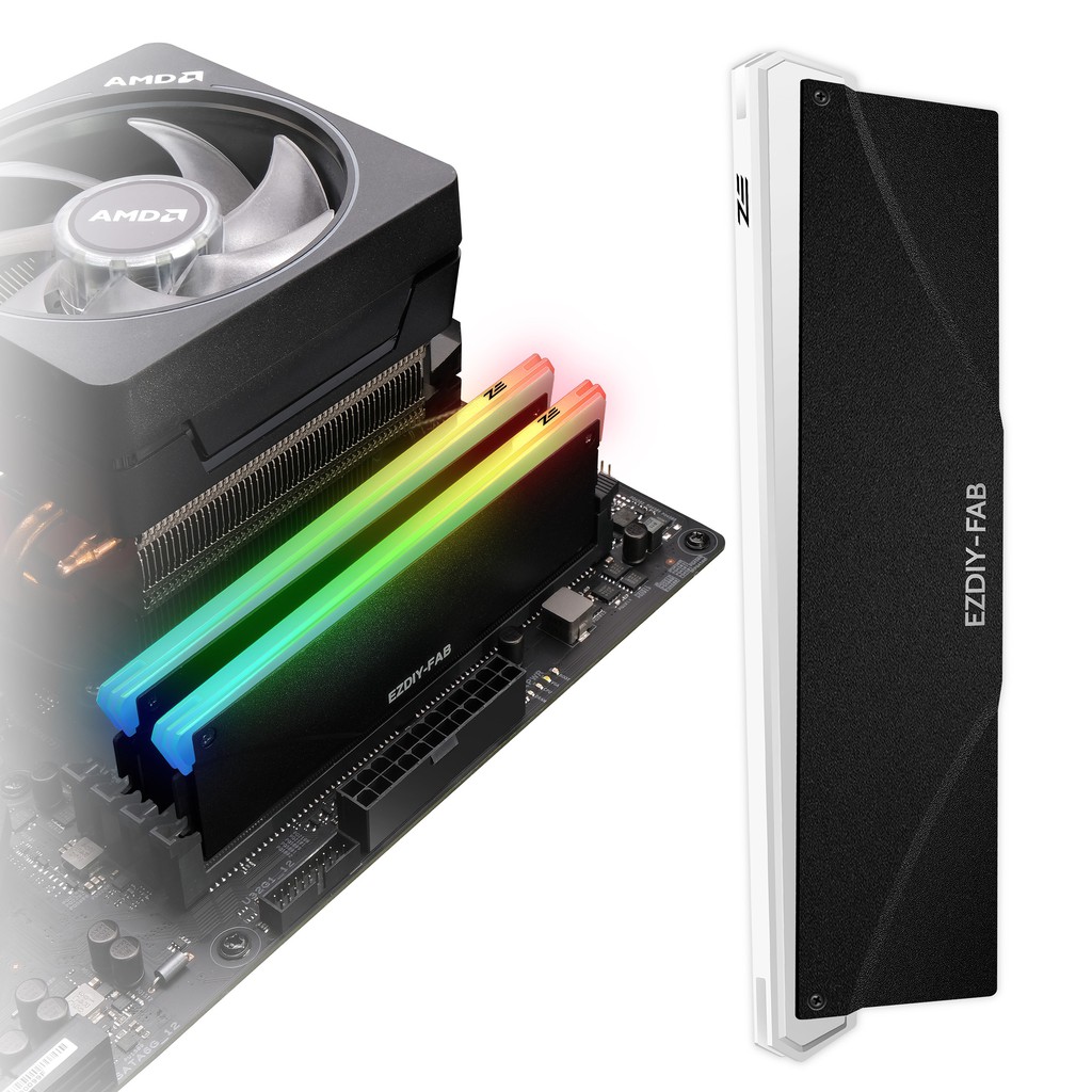 1 Túi Tản Nhiệt Ram Argb 5v Ddr3 Ddr4 Cho Máy Tính Asus Aura Sync / Gigabyte Rgb Fusion