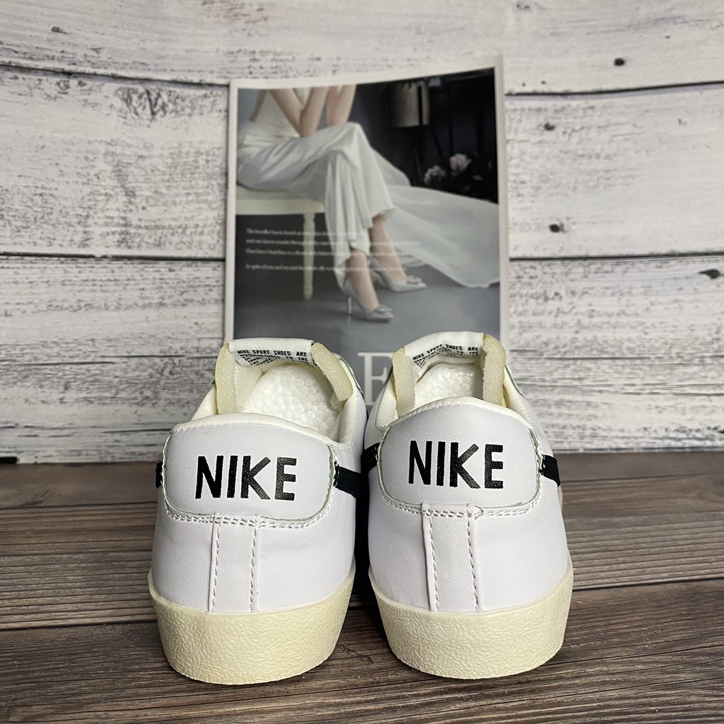 Giày Thể Thao sneaker Blazer cổ thấp . Giày Blazer Mid 77 Vintage trắng vạch đen cổ thấp 2022