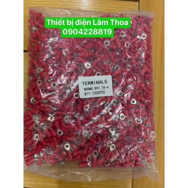 Đầu cos tròn RV 1.25-4