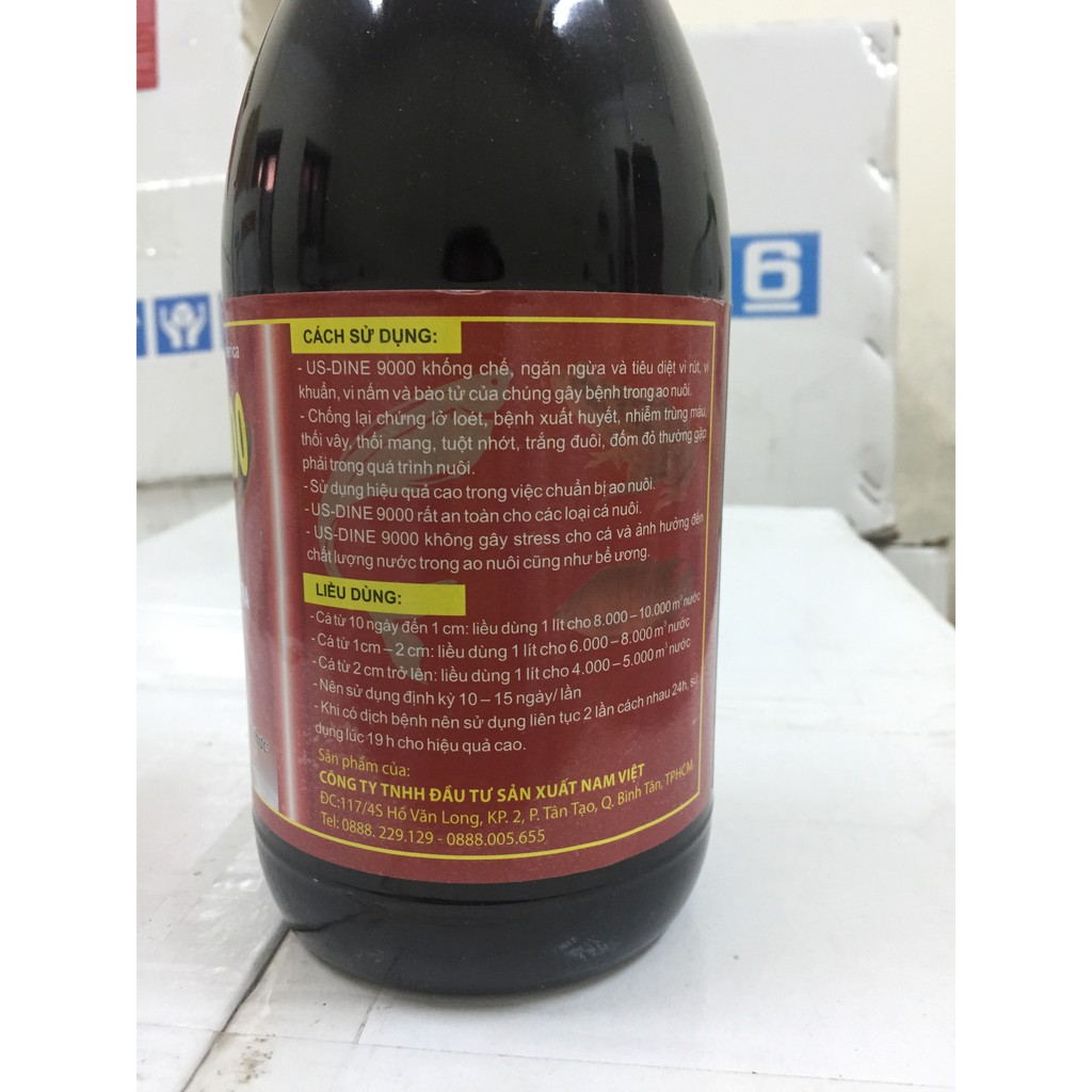 IODINE thế hệ mới diệt khuẩn nước nhanh: US - DINE 9000