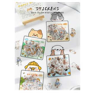 STICKER THỎ và MÈO đáng yêu | Trang trí sổ, planner, lịch tiện dụng