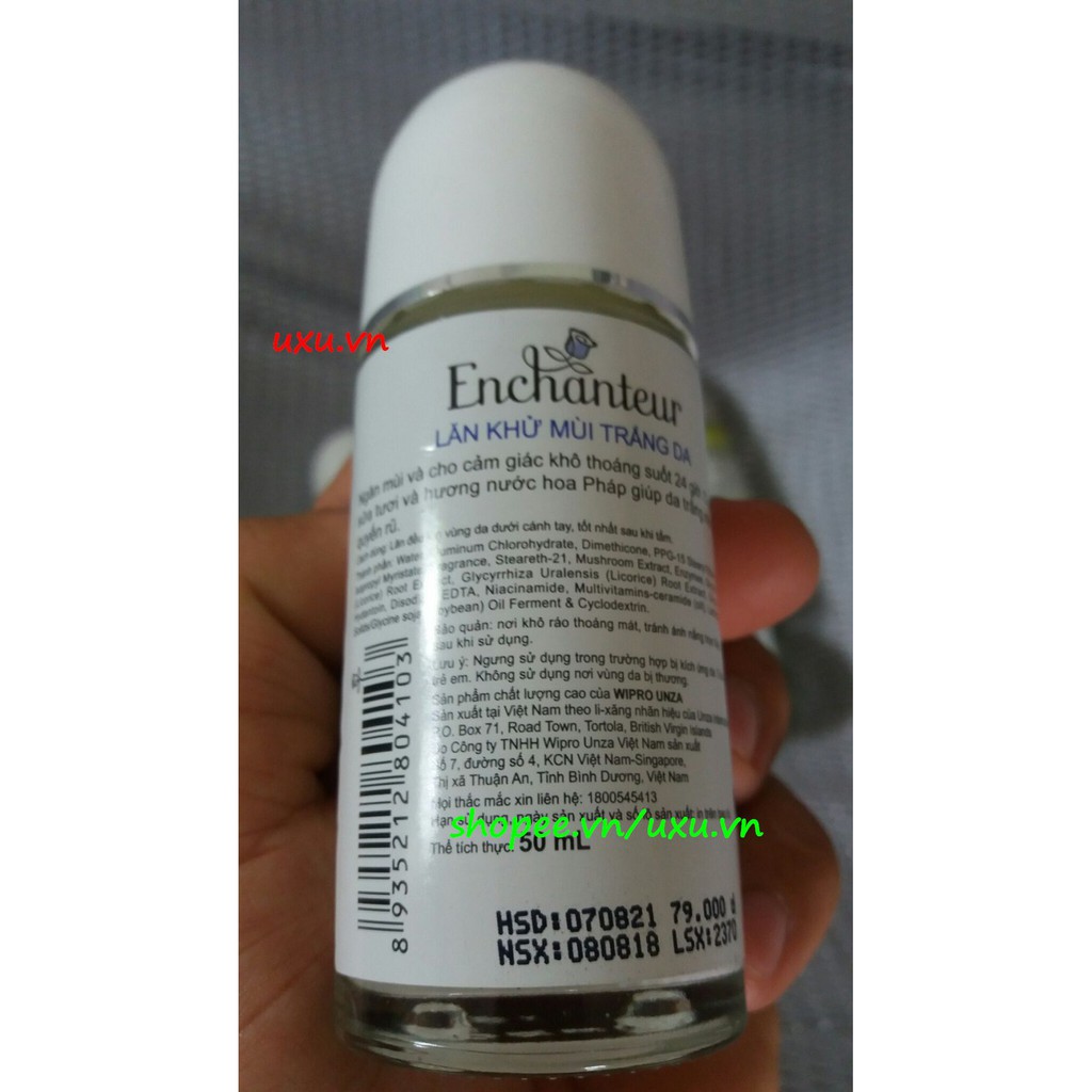 Lăn Khử Mùi Nữ 50Ml Dạng Sữa Enchanteur Magicdưỡng Trắng Và Làm Thơm Cơ Thể, Với uxu.vn Tất Cả Là Chính Hãng. | BigBuy360 - bigbuy360.vn