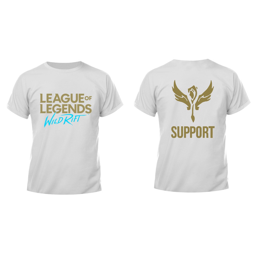 HOT-áo thun League of Legends Wild Rift Support - LOL Team - Liên Minh Tốc Chiến