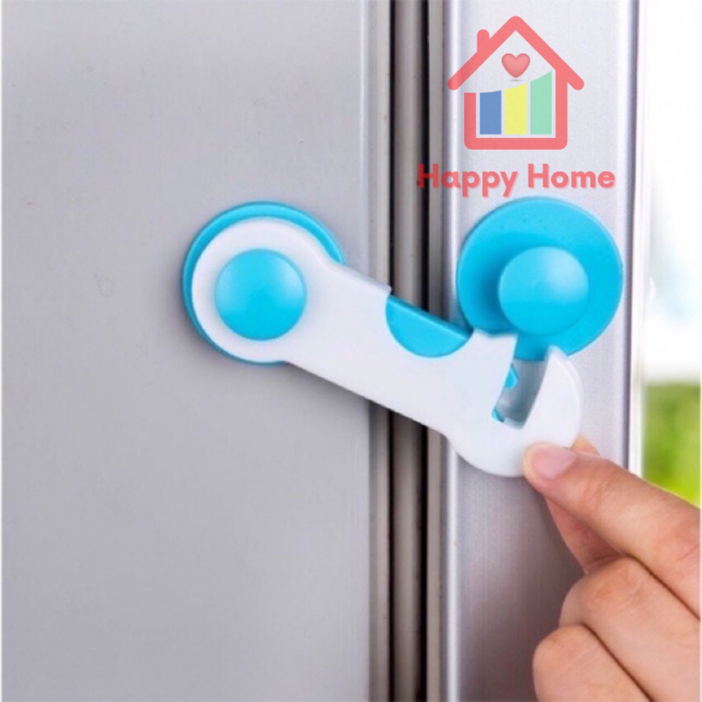 Móc dán tủ lạnh, khóa cánh cửa, tủ giầy, tủ bếp Happy Home